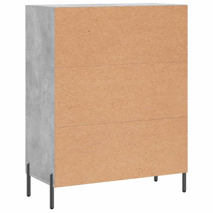 Sideboard Concrete Grey 69.5x34x90 cm Engineered Wood