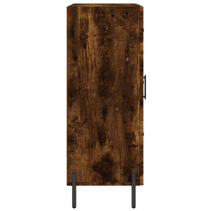 Sideboard Smoked Oak 69.5x34x90 cm Engineered Wood