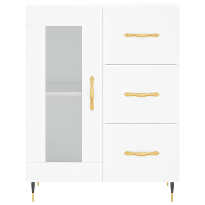 Sideboard White 69.5x34x90 cm Engineered Wood