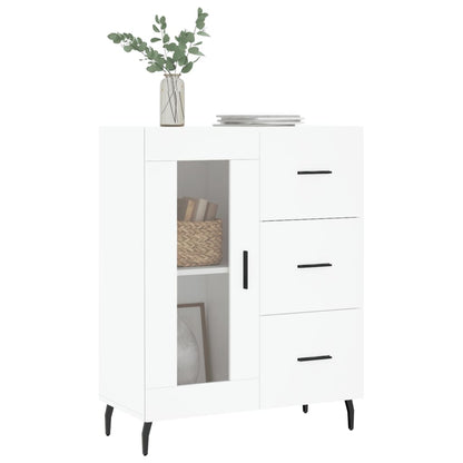 Sideboard White 69.5x34x90 cm Engineered Wood