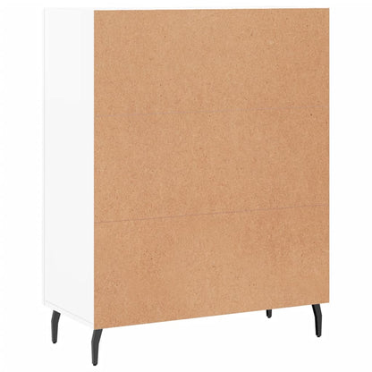 Sideboard High Gloss White 69.5x34x90 cm Engineered Wood