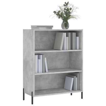 Shelf Cabinet Concrete Grey 69.5x32.5x90 cm Engineered Wood