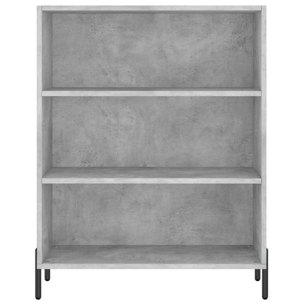 Shelf Cabinet Concrete Grey 69.5x32.5x90 cm Engineered Wood