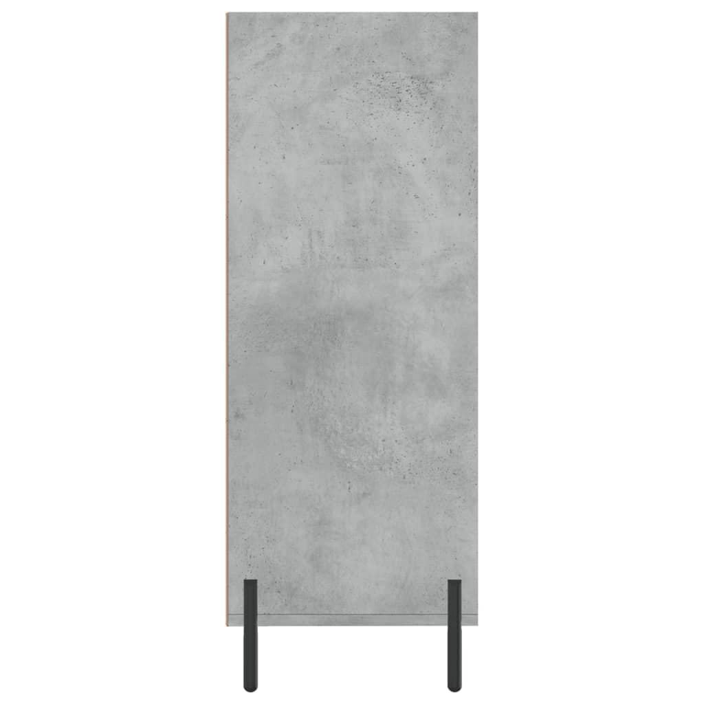 Shelf Cabinet Concrete Grey 69.5x32.5x90 cm Engineered Wood