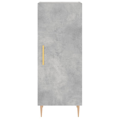 Sideboard Concrete Grey 34.5x34x90 cm Engineered Wood
