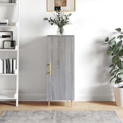 Sideboard Grey Sonoma 34.5x34x90 cm Engineered Wood