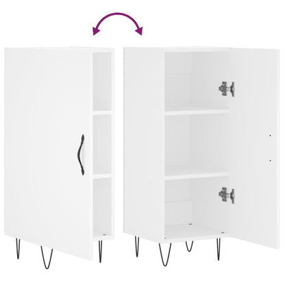 Sideboard White 34.5x34x90 cm Engineered Wood