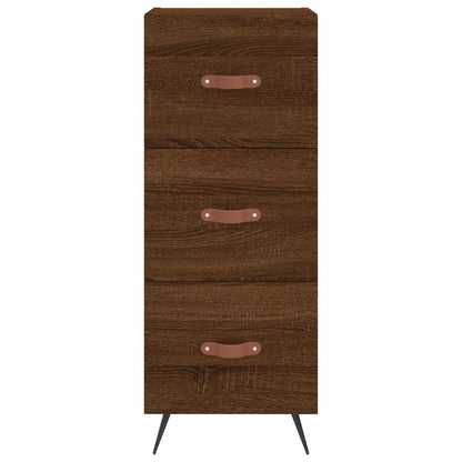 Sideboard Brown Oak 34.5x34x90 cm Engineered Wood