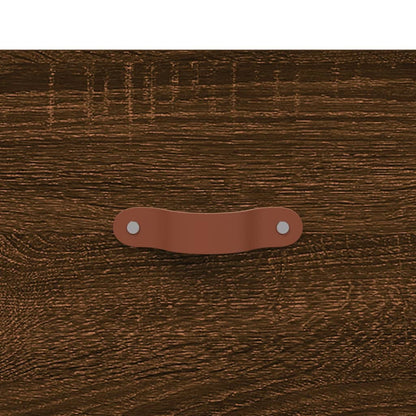 Sideboard Brown Oak 34.5x34x90 cm Engineered Wood