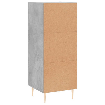 Sideboard Concrete Grey 34.5x34x90 cm Engineered Wood