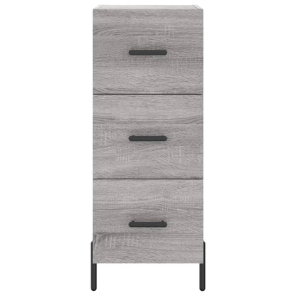 Sideboard Grey Sonoma 34.5x34x90 cm Engineered Wood