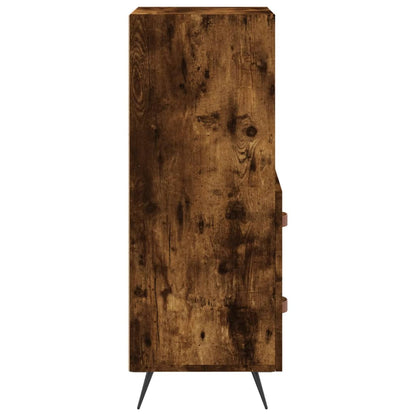 Sideboard Smoked Oak 34.5x34x90 cm Engineered Wood