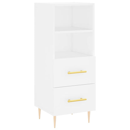 Sideboard White 34.5x34x90 cm Engineered Wood