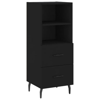 Sideboard Black 34.5x34x90 cm Engineered Wood