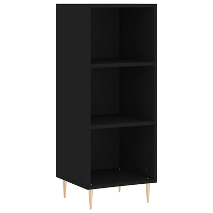 Sideboard Black 34.5x32.5x90 cm Engineered Wood