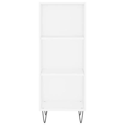 Sideboard White 34.5x32.5x90 cm Engineered Wood