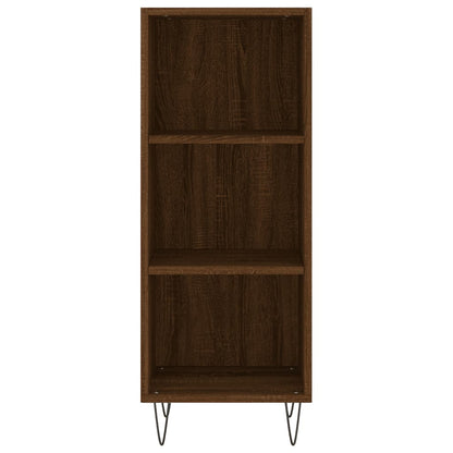 Sideboard Brown Oak 34.5x32.5x90 cm Engineered Wood