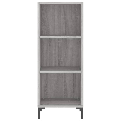 Sideboard Grey Sonoma 34.5x32.5x90 cm Engineered Wood