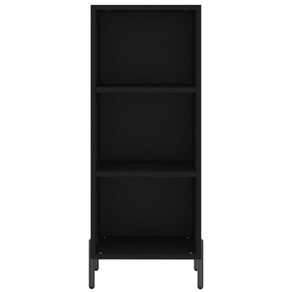 Sideboard Black 34.5x32.5x90 cm Engineered Wood