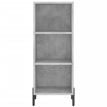 Sideboard Concrete Grey 34.5x32.5x90 cm Engineered Wood