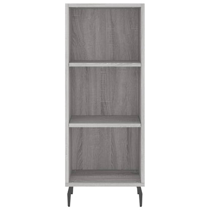 Sideboard Grey Sonoma 34.5x32.5x90 cm Engineered Wood