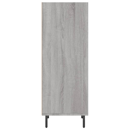 Sideboard Grey Sonoma 34.5x32.5x90 cm Engineered Wood