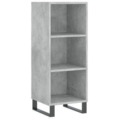 Sideboard Concrete Grey 34.5x32.5x90 cm Engineered Wood