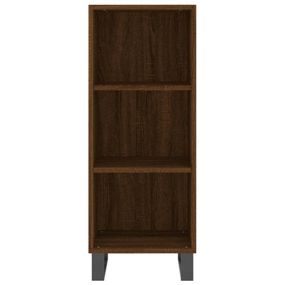 Sideboard Brown Oak 34.5x32.5x90 cm Engineered Wood