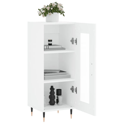 Sideboard White 34.5x34x90 cm Engineered Wood