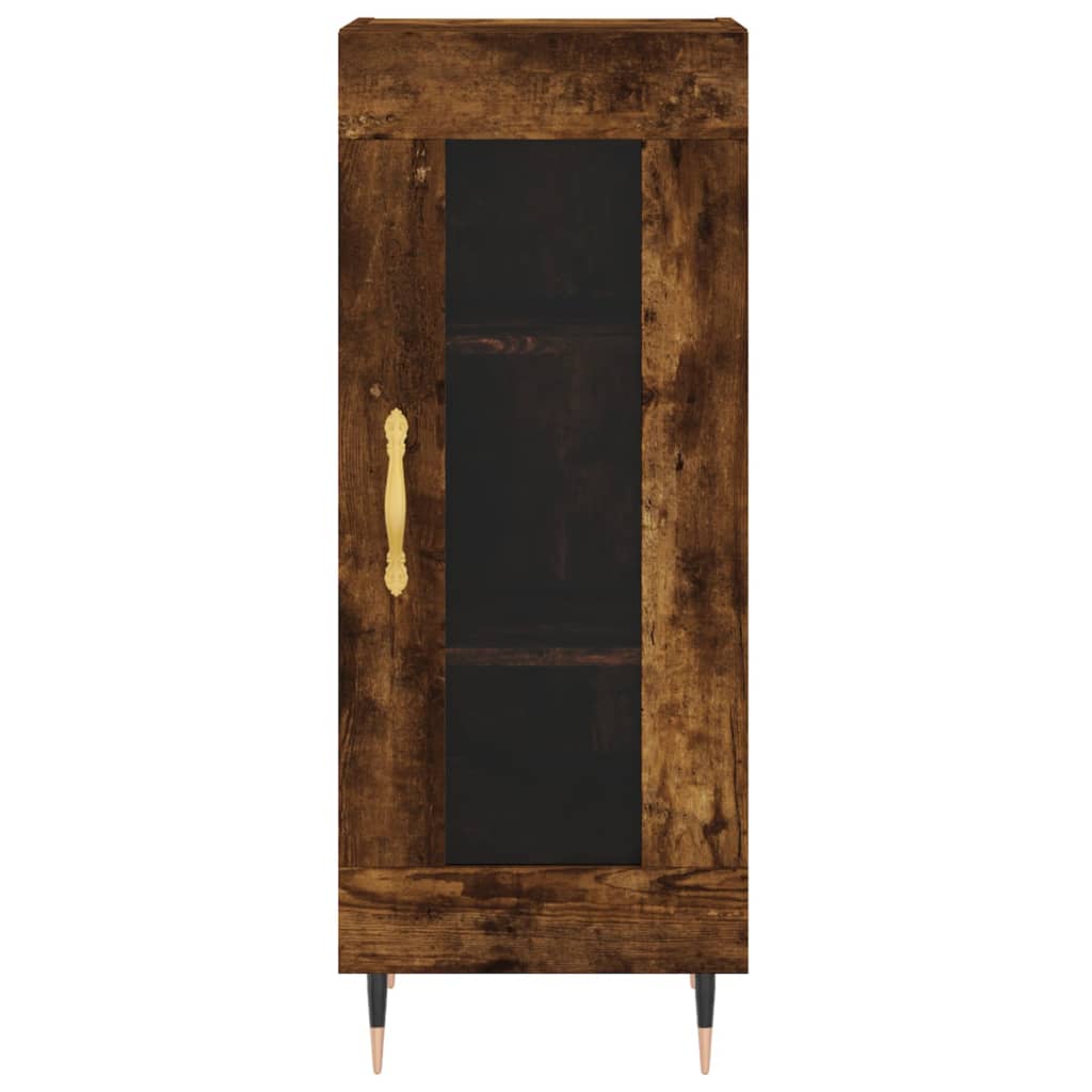Sideboard Smoked Oak 34.5x34x90 cm Engineered Wood
