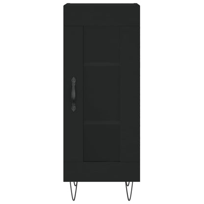 Sideboard Black 34.5x34x90 cm Engineered Wood