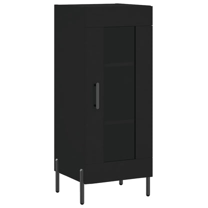 Sideboard Black 34.5x34x90 cm Engineered Wood