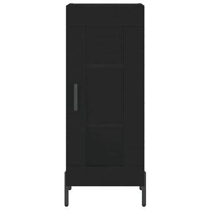 Sideboard Black 34.5x34x90 cm Engineered Wood