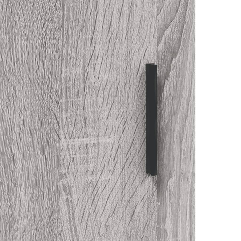 Sideboard Grey Sonoma 34.5x34x90 cm Engineered Wood