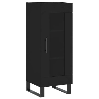 Sideboard Black 34.5x34x90 cm Engineered Wood