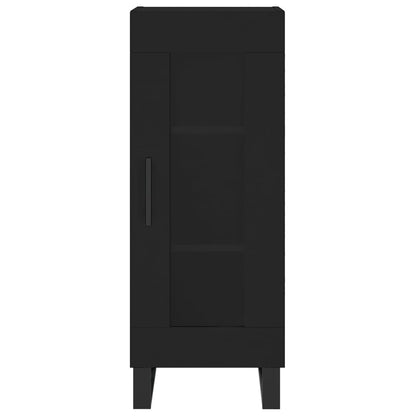 Sideboard Black 34.5x34x90 cm Engineered Wood