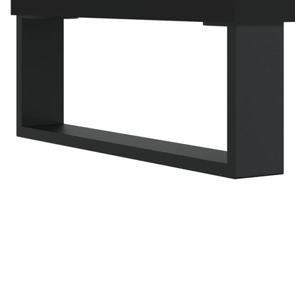 Sideboard Black 34.5x34x90 cm Engineered Wood