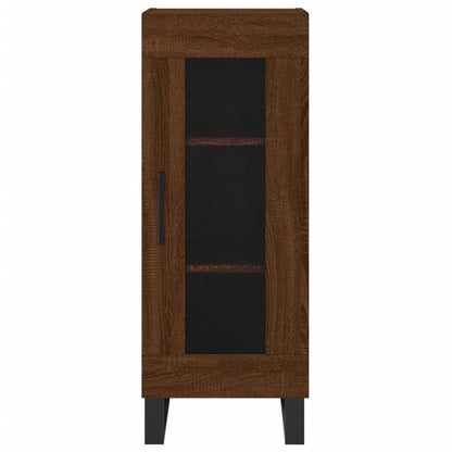 Sideboard Brown Oak 34.5x34x90 cm Engineered Wood