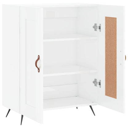 Sideboard High Gloss White 69.5x34x90 cm Engineered Wood