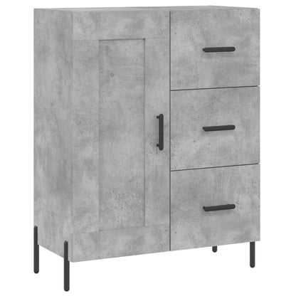 Sideboard Concrete Grey 69.5x34x90 cm Engineered Wood