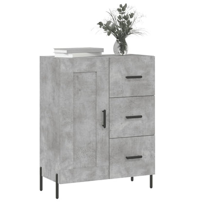 Sideboard Concrete Grey 69.5x34x90 cm Engineered Wood