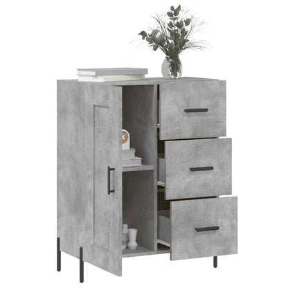 Sideboard Concrete Grey 69.5x34x90 cm Engineered Wood