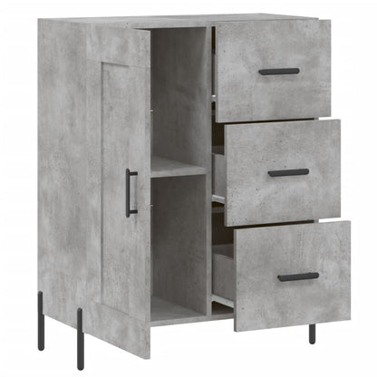 Sideboard Concrete Grey 69.5x34x90 cm Engineered Wood