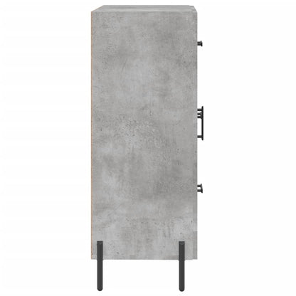 Sideboard Concrete Grey 69.5x34x90 cm Engineered Wood