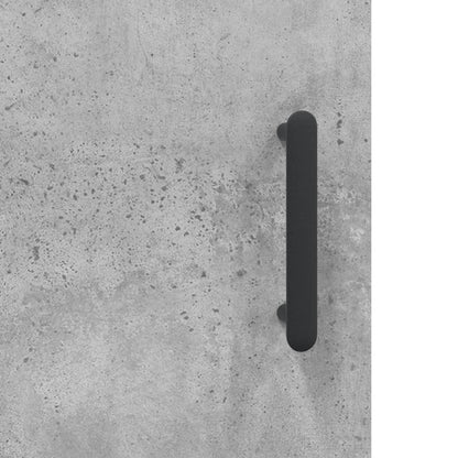 Sideboard Concrete Grey 69.5x34x90 cm Engineered Wood