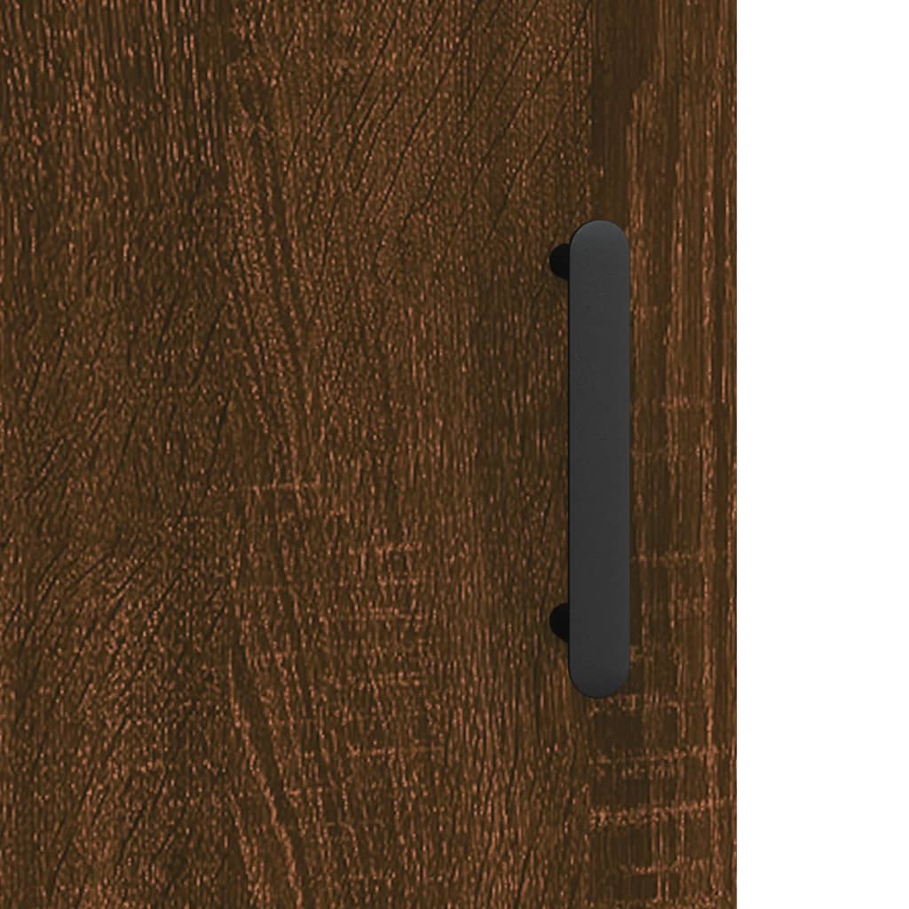 Sideboard Brown Oak 34.5x34x90 cm Engineered Wood