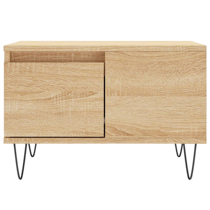 Coffee Table Sonoma Oak 55x55x36.5 cm Engineered Wood