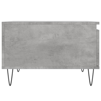 Coffee Table Concrete Grey 55x55x36.5 cm Engineered Wood