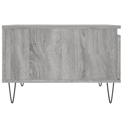 Coffee Table Grey Sonoma 55x55x36.5 cm Engineered Wood