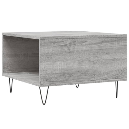 Coffee Table Grey Sonoma 55x55x36.5 cm Engineered Wood
